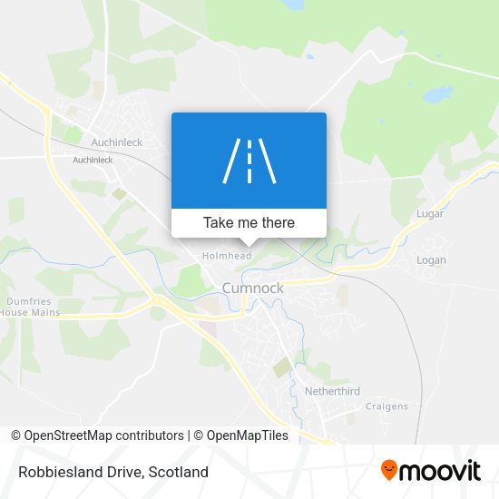 Robbiesland Drive map