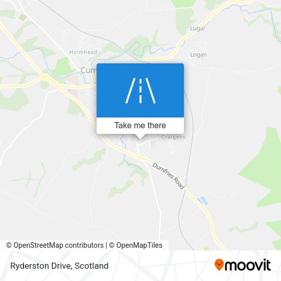 Ryderston Drive map