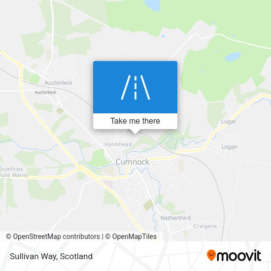 Sullivan Way map