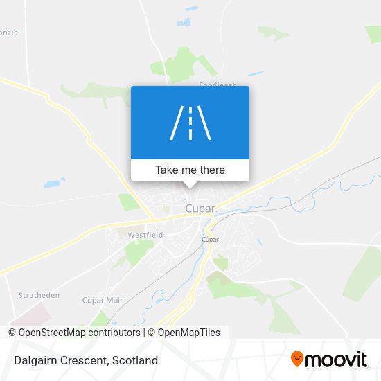 Dalgairn Crescent map