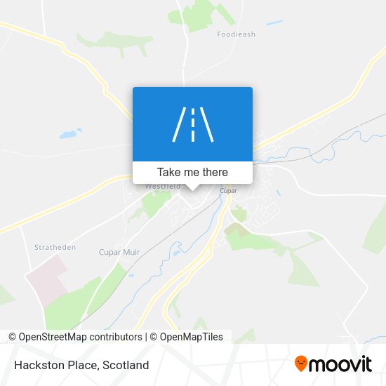 Hackston Place map