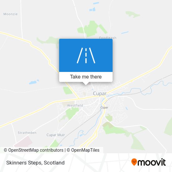 Skinners Steps map
