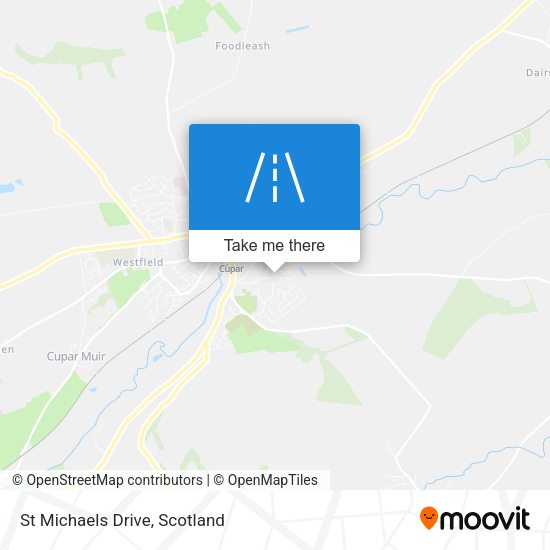 St Michaels Drive map