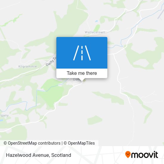 Hazelwood Avenue map
