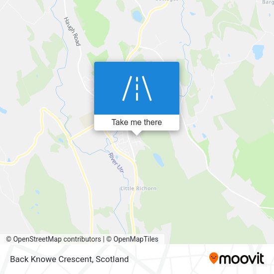 Back Knowe Crescent map