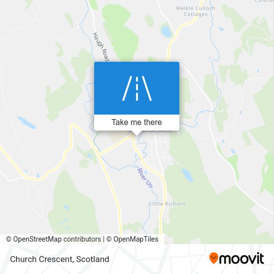 Church Crescent map