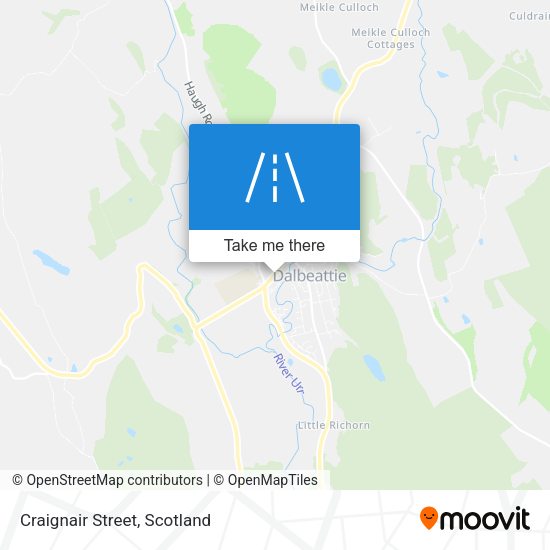 Craignair Street map