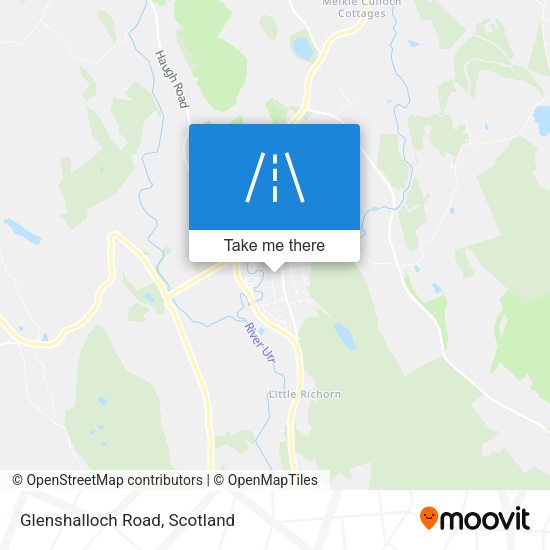 Glenshalloch Road map