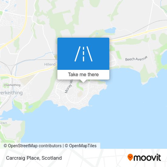 Carcraig Place map