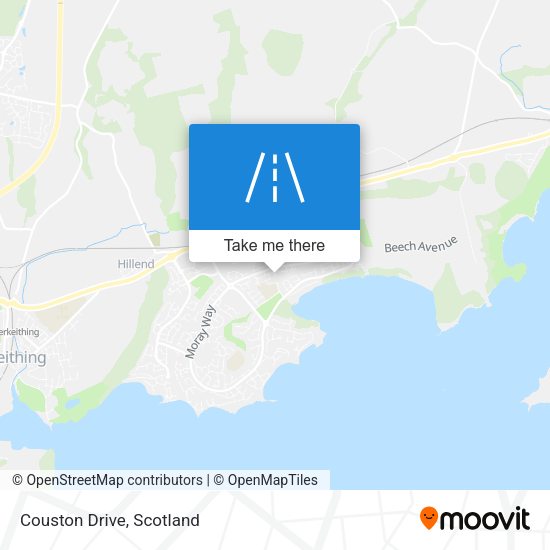 Couston Drive map