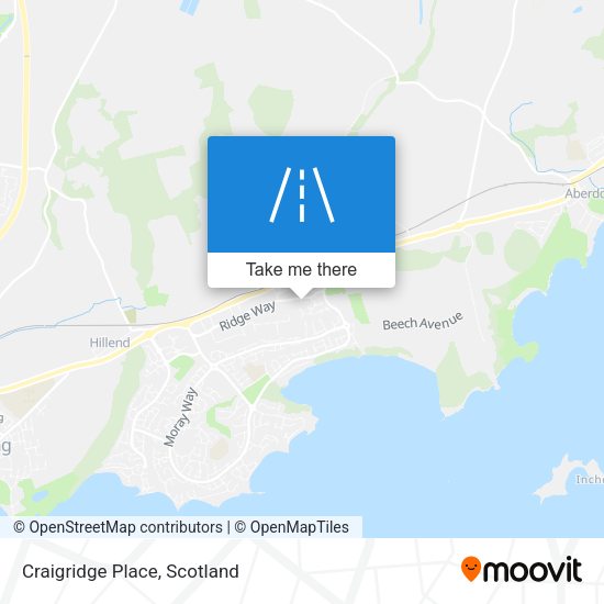 Craigridge Place map