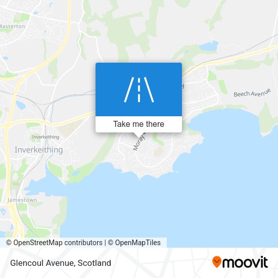 Glencoul Avenue map