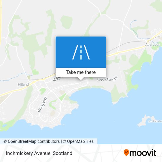 Inchmickery Avenue map
