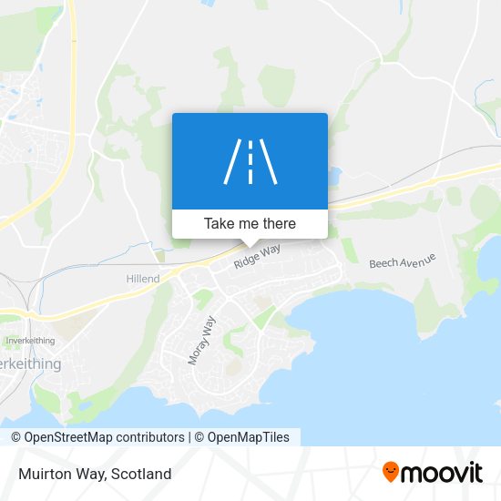 Muirton Way map