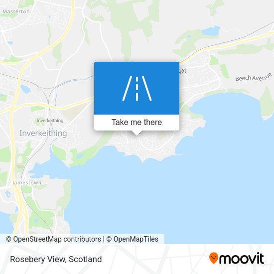 Rosebery View map