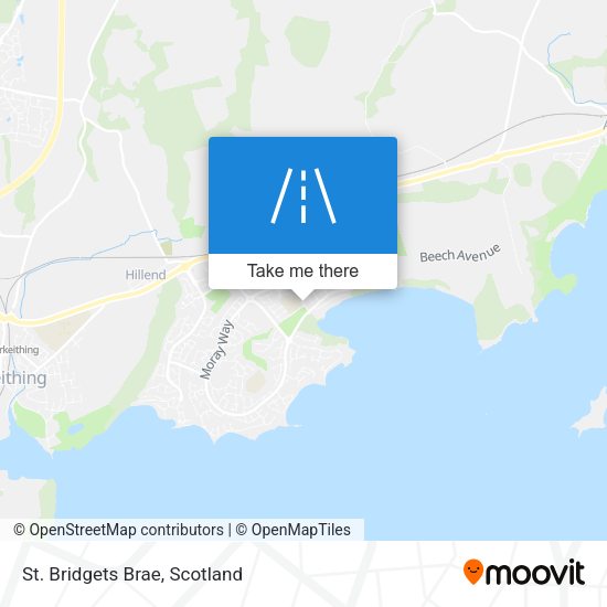 St. Bridgets Brae map