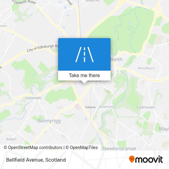 Bellfield Avenue map