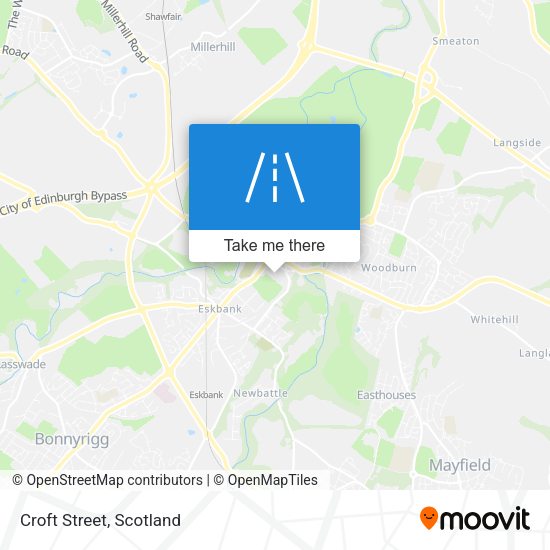 Croft Street map