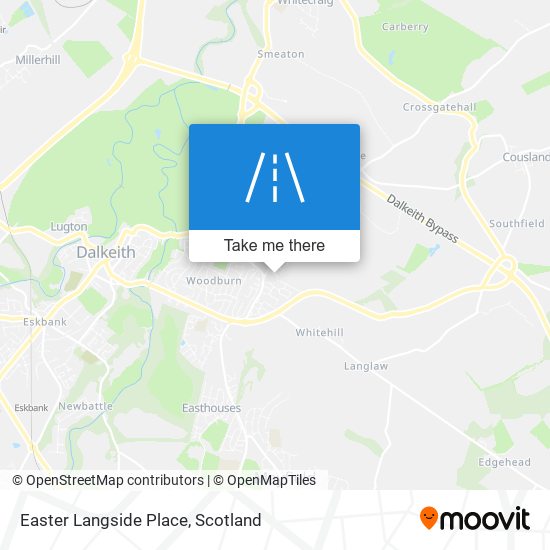 Easter Langside Place map