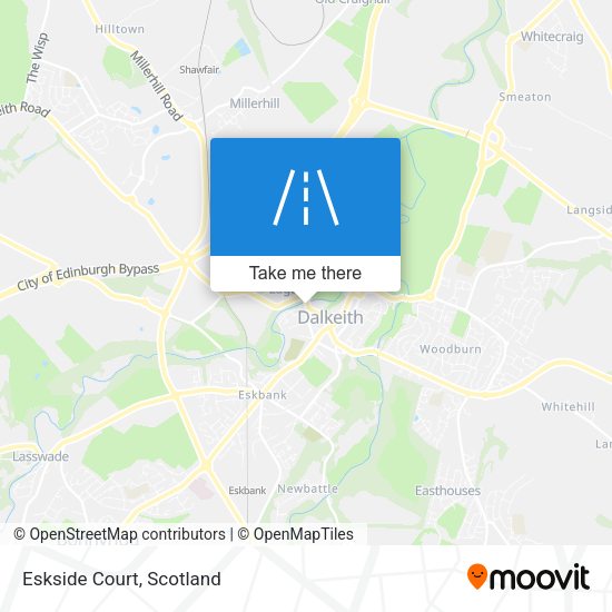 Eskside Court map