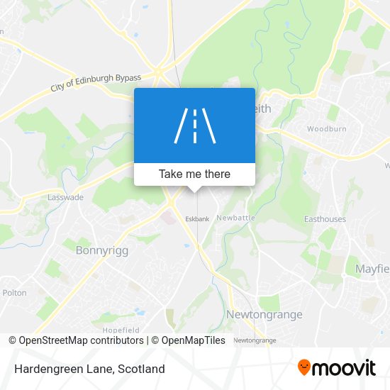 Hardengreen Lane map