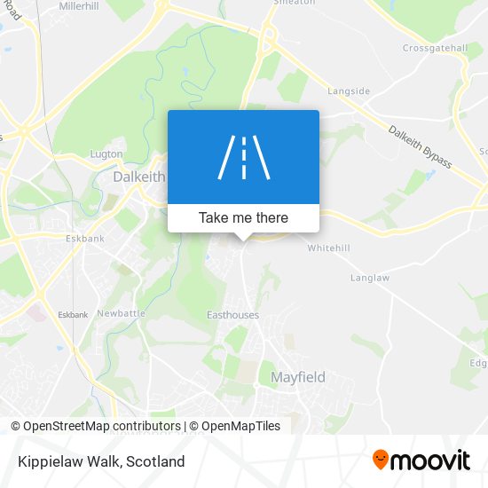 Kippielaw Walk map