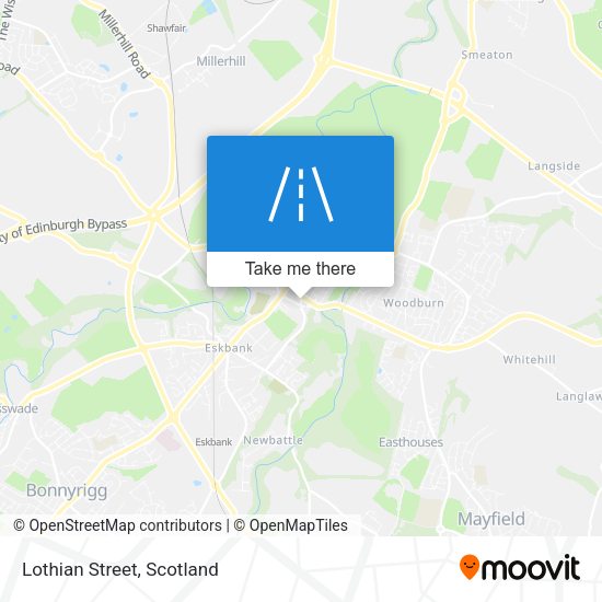 Lothian Street map