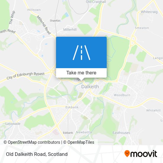 Old Dalkeith Road map