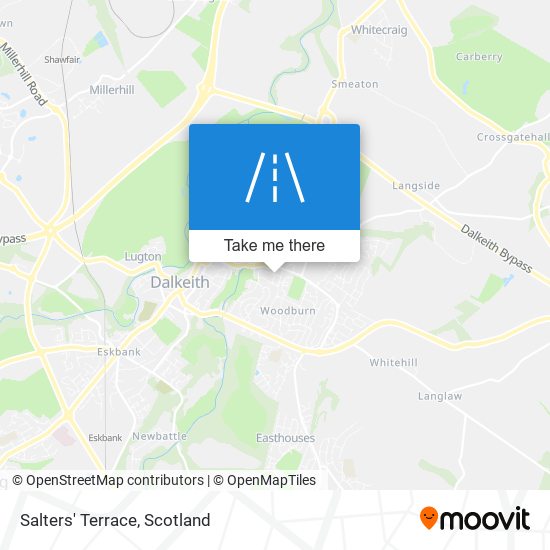 Salters' Terrace map