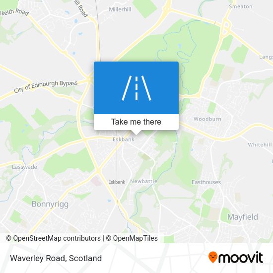 Waverley Road map