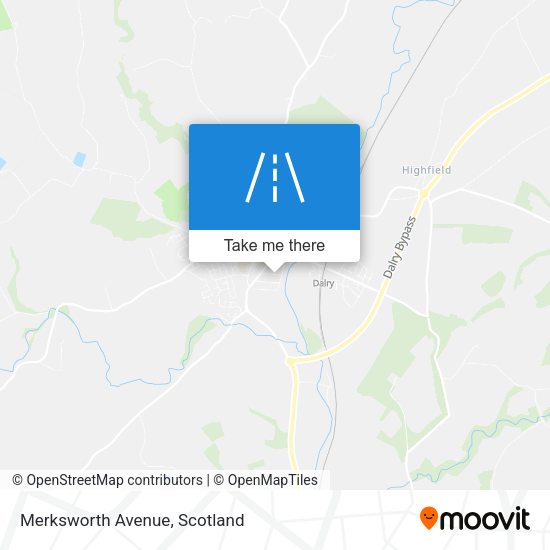 Merksworth Avenue map
