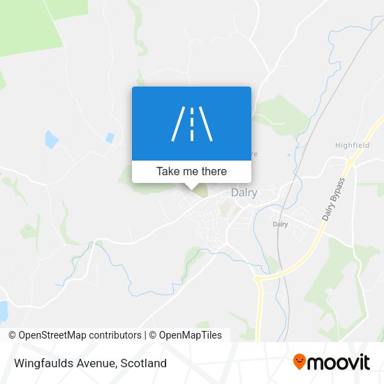 Wingfaulds Avenue map