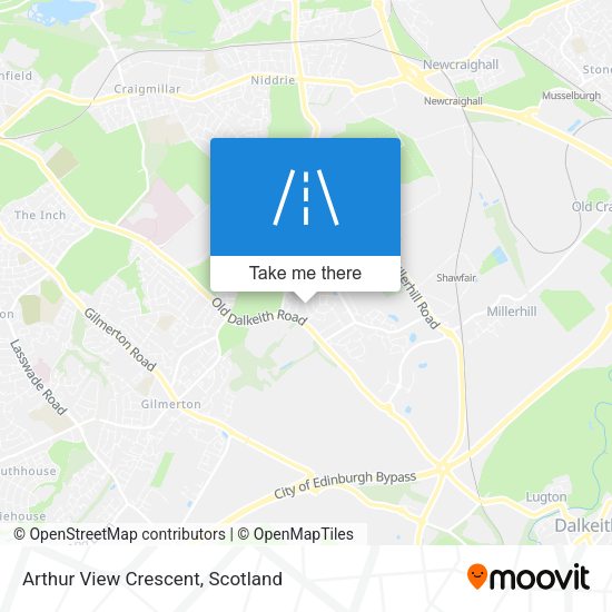Arthur View Crescent map