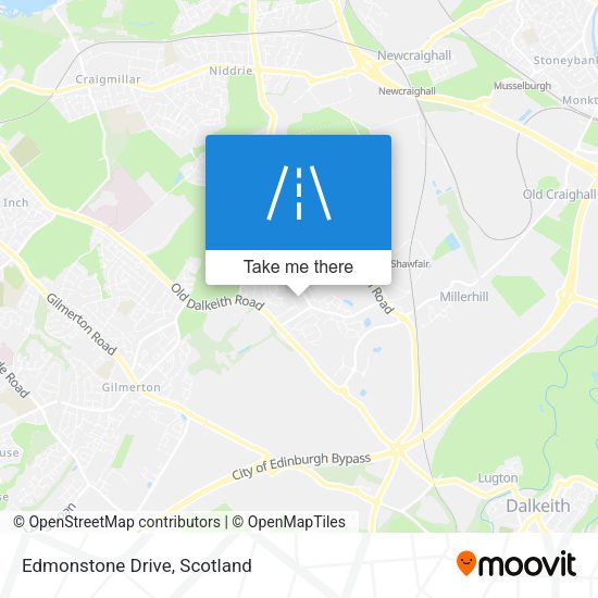 Edmonstone Drive map