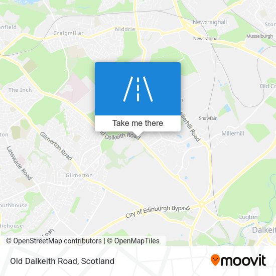 Old Dalkeith Road map
