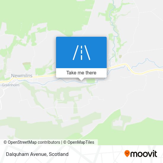 Dalquharn Avenue map