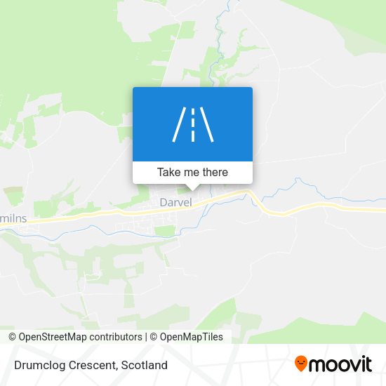 Drumclog Crescent map