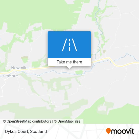 Dykes Court map