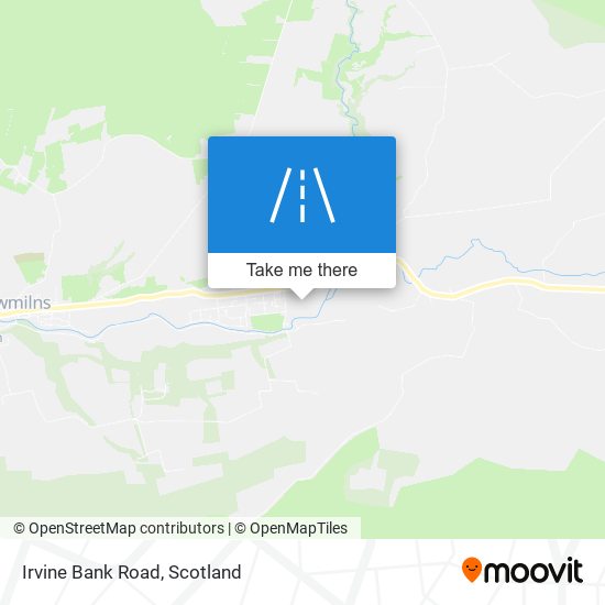 Irvine Bank Road map