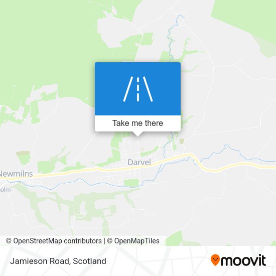 Jamieson Road map