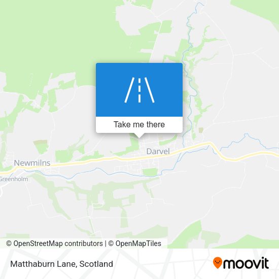 Matthaburn Lane map