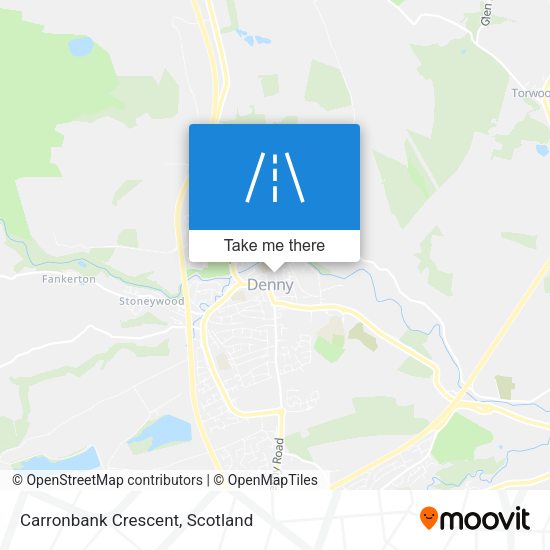 Carronbank Crescent map