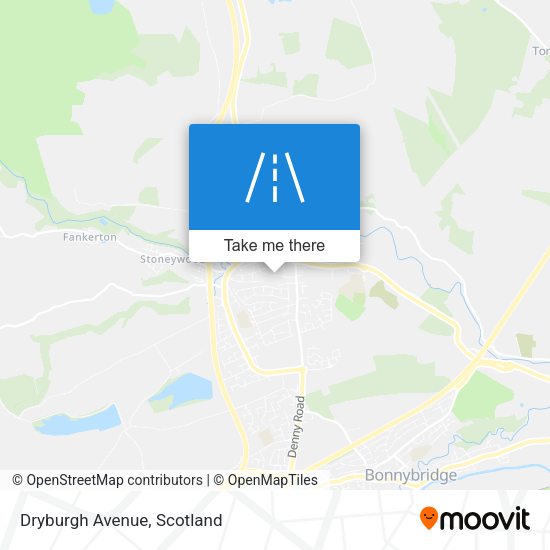 Dryburgh Avenue map