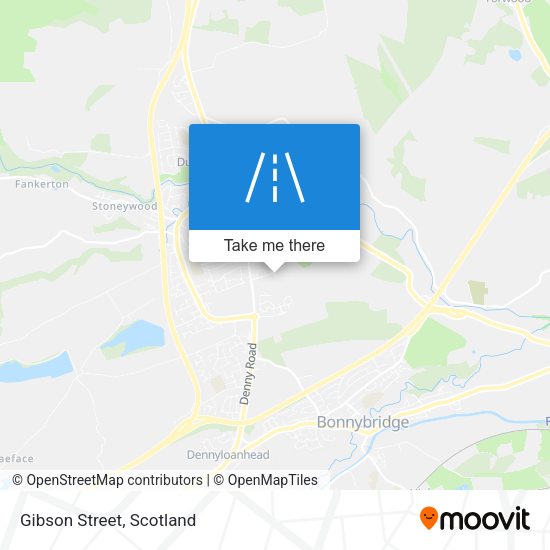 Gibson Street map