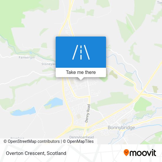 Overton Crescent map