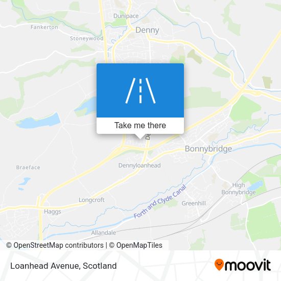 Loanhead Avenue map