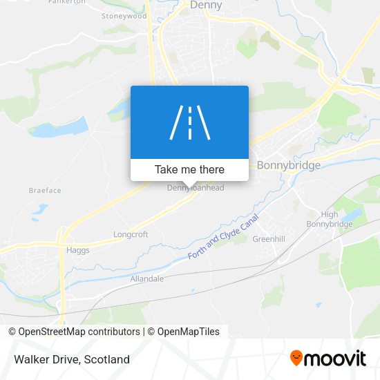 Walker Drive map