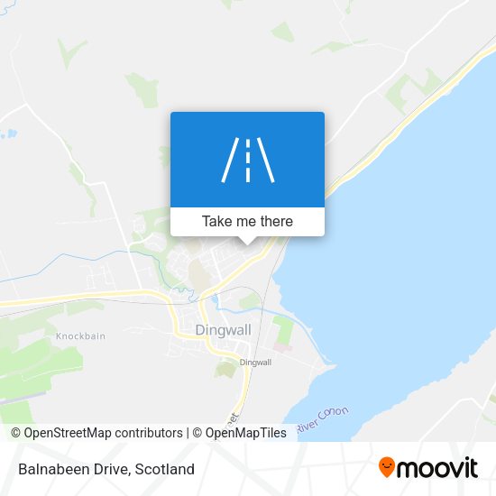 Balnabeen Drive map