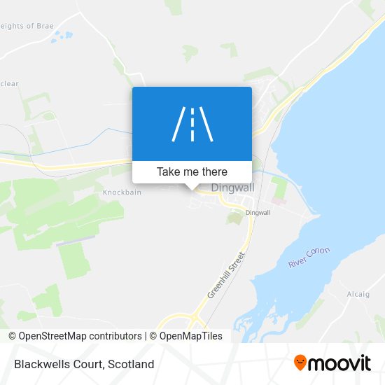 Blackwells Court map