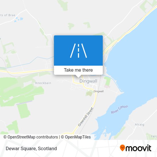Dewar Square map